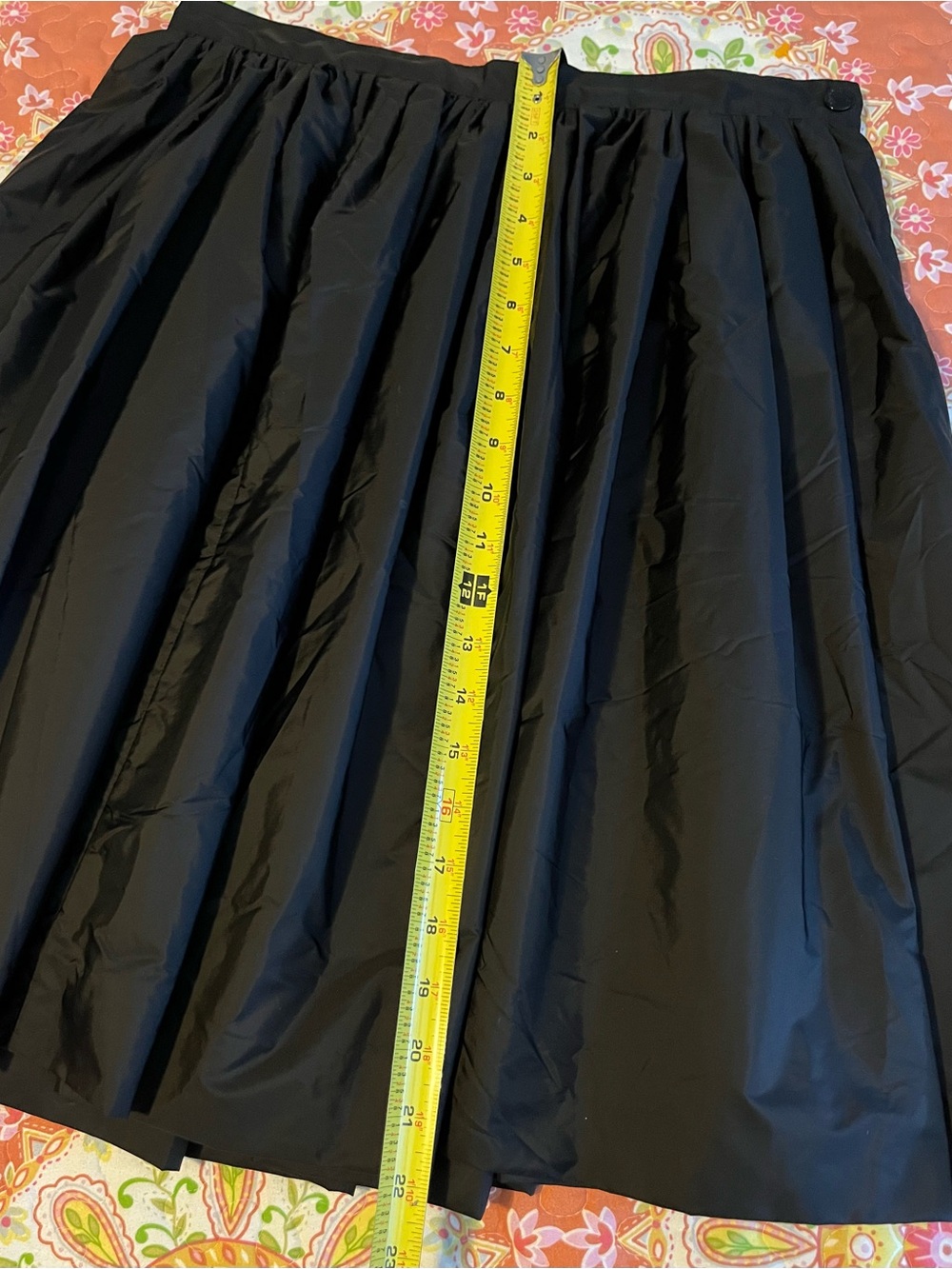 Moncler Black A-Line Taffeta Mini Skirt - Picture 6 of 11